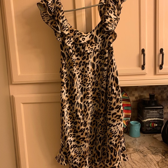 size 22 leopard print dress